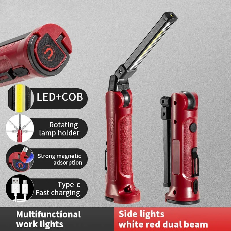 Lampe de travail LED COB recha - Outdoor Camping Vehicle avis et prix