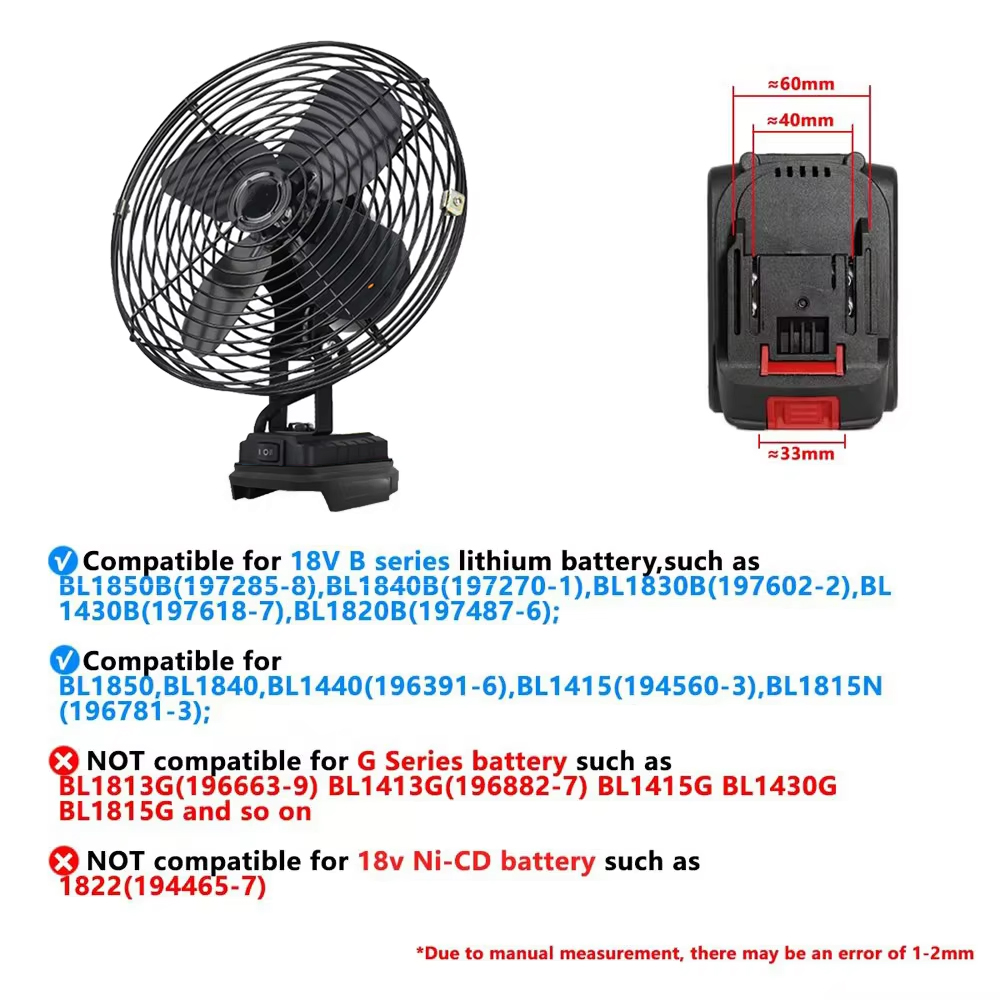 6/8In ventilateur de Camping p - Outdoor Camping Fan avis et prix